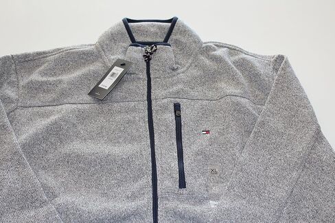 Tommy Hilfiger Men's Coyote Full Zip Mock (XL, Gray) in Kuwait