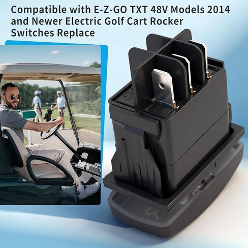 مجموعة مفاتيح عكسية أمامية FR-027 لموديلات E-Z-GO TXT 48V 2014 وأحدث عربة جولف كهربائية تحل محل مفاتيح الروك OEM 624514G01 in Kuwait