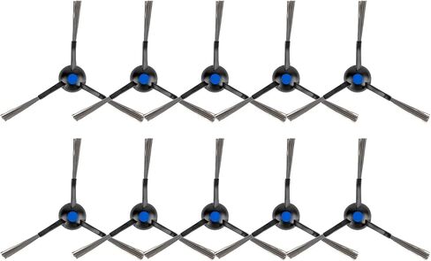 (10 Pack) T30S Side Brushes Replacement Parts for ECOVACS DEEBOT T30S/ T30S AI/ T30S CARE/ T30 Pro Omni/ T30 Omni/ T30S Combo/ N20 plus/ N20 Pro Plus/ Yeedi M12 Pro+/ N30 OMNI/ N30 PRO OMNI Side Brush in Kuwait