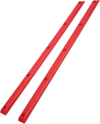 2Pcs Skateboard Rails for Deck, POM Stable Skate Rails, 14.1 x 0.7in Skateboard Deck Rails with 11Pcs Installation Screws for Protecting the Back of Longboard Skateboard in Kuwait