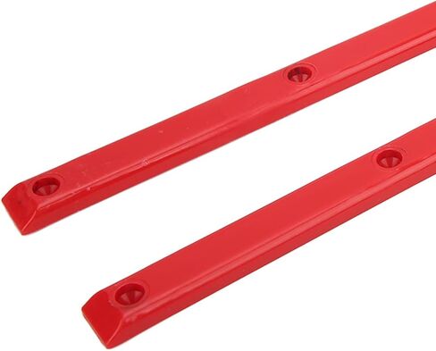 2Pcs Skateboard Rails for Deck, POM Stable Skate Rails, 14.1 x 0.7in Skateboard Deck Rails with 11Pcs Installation Screws for Protecting the Back of Longboard Skateboard in Kuwait