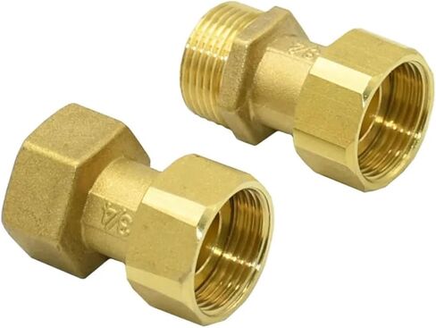 1pcs Brass 1/2" 3/4" 1" Male Female Thread Connector Tap 90 Degrees Elbow Fittings Tube connectors Rotate G1/2 G3/4 G1(D) in Kuwait