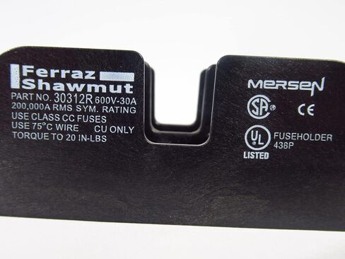 Mersen (Ferraz Shawmut), 30312R, Midget & Class CC Fuse Blocks in Saudi Arabia