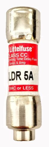 Littelfuse KLDR005.TXP Class CC Fuse، 600V، تأخير الوقت، 5 أمبير RoHS (عبوة من 10) in Kuwait