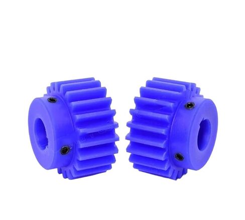 Steel Heavy Duty Motor Pinion Gear 1pcs Blue Nylon Spur Gear 2M 15 Teeth-30 Teeth Mode 2 Motor with Step Plastic Bore 15mm (Keyway 5mm)(26 Teeth) in Kuwait