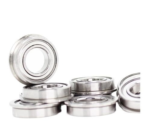 Bimetal Seal Shield Micro deep Groove Bearing 4pcs F6802ZZ 15x24x5mm ABEC-5 Flange Double Shielded Deep Flanged Ball Bearings in Saudi Arabia