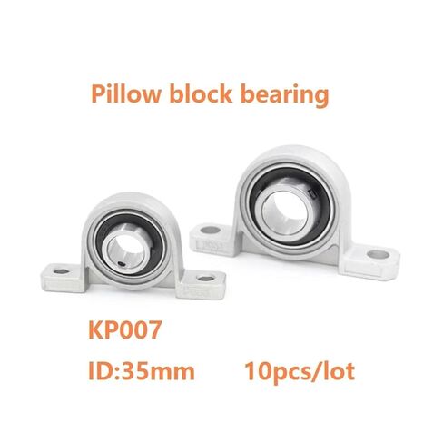 10pcs/lot KP007 35mm zinc Alloy Bearing Pillow Block Mounted Support Spherical Roller Shaft in Kuwait