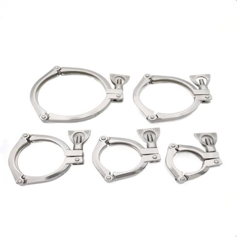 4"(OD119mm) Three Section Tri Clamp Fitting,Stainless Steel 304 Middle Type Ferrule Flange For Home Brewing in Saudi Arabia