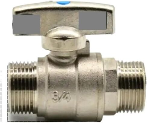 DN20 G 3/4 "صمام كروي نحاسي ذكر منفذ زيت غاز الماء مقاس 15 مم بمقبض in Kuwait