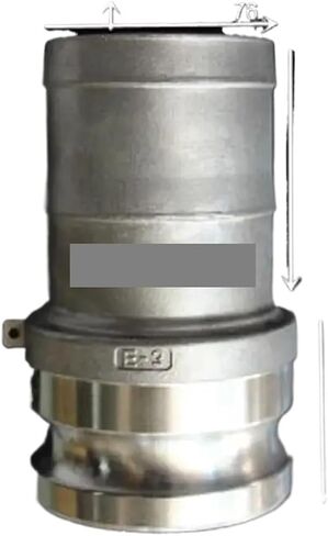 3" Hosetail x Type E Camlock Quick Disconnect Coupling 304 Stianless Cam Groove For Hose Pumps in Saudi Arabia
