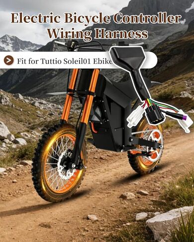 الخط الرئيسي لوحدة تحكم Ebike مناسب لمجموعة أسلاك وحدة التحكم Tuttio Soleil01 (عرض زر M). in Kuwait