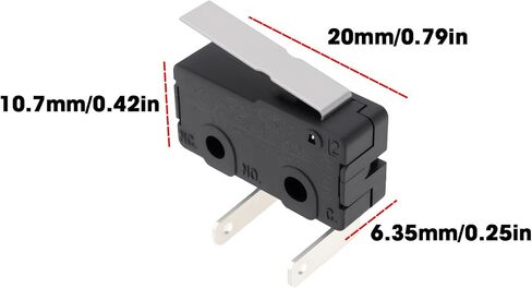 4x شواية شواء مفتاح صغير مفتوح عادة MQS-18 32845 5A 125/250VAC متوافق مع Lynx L27 L30 L36 L42 L54 in Kuwait