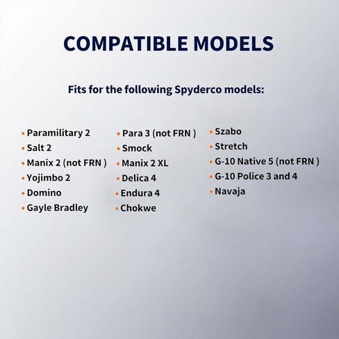 مشبك جيب للحمل العميق من التيتانيوم متوافق مع Paramilitary 2، Para 3 (وليس FRN)، Smock، Manix 2 (وليس FRN)، Yojimbo 2، Delica 4، Endura 4 سكاكين الصيد القابلة للطي، مع 3 براغي، أسود in Kuwait