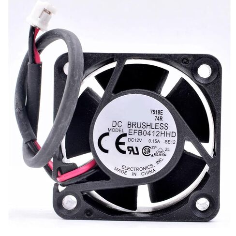 EFB0412HHD DC 12V 0.15A 40X40X20MM مروحة تبريد بسلكين in Kuwait