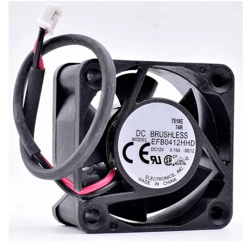 EFB0412HHD DC 12V 0.15A 40X40X20MM مروحة تبريد بسلكين in Kuwait