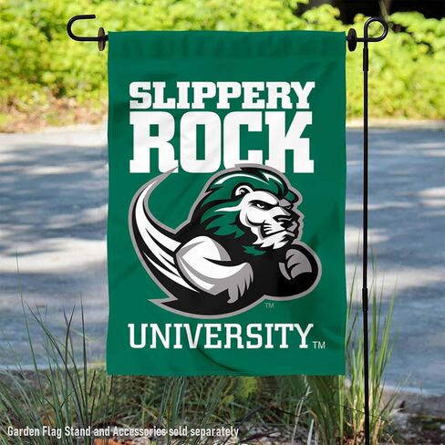 لافتة علم للحديقة بشعار Wordmark من Slippery Rock in Kuwait