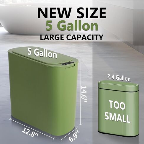 5 Gallon Trash Can with Trash Bags Drawstring in Kuwait
