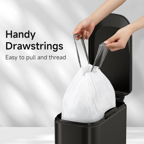 5 Gallon Trash Can with Trash Bags Drawstring in Kuwait