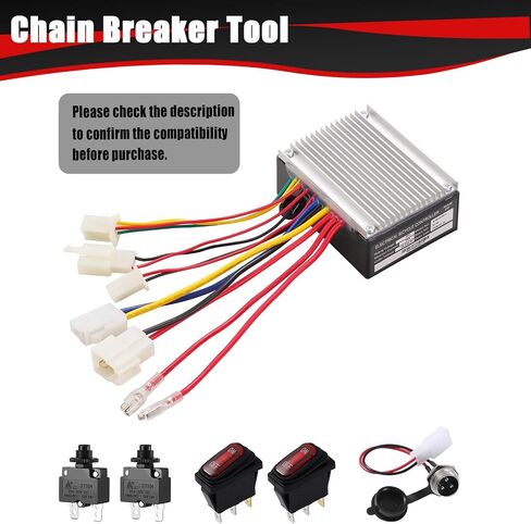 KAMIER 24V Controller Kit Replacement for Razor E300 E300S E325 E200 E200S RX200 Kids Electric Scooter Control Module with Charger Port Circuit Reset On Off Switch E-Scooter Parts in Kuwait