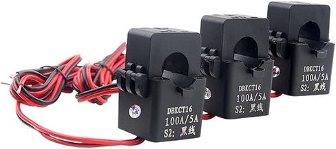 3PCS Split Core Current Transformer DBKCT16 AC Current Sensor Clamp On Current Transformer(50A 5A) in Kuwait