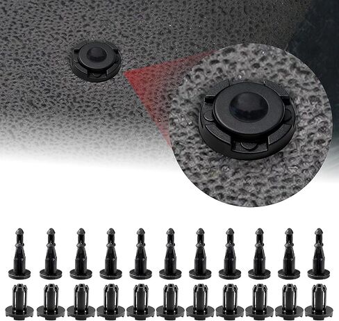 Yamaha Floor Mat Rivets, 11 PCS Push Fastener Golf Cart Plastic Rivets for 2007-Up Yamaha, OEM# 90269-09003 in Kuwait