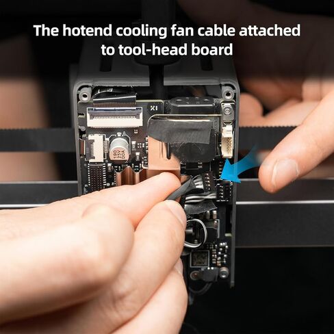 استبدال مروحة التبريد Hotend المتوافقة مع BambuLab H2S: منفاخ المشتت الحراري للطارد يمنع ارتفاع درجة حرارة الطارد الساخن ملحقات الطابعة ثلاثية الأبعاد in Kuwait