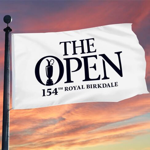Double sided The Open Championship 2026 Golf Club Flag with Grommets 3x5Feet Garden Party Decor (white) in Kuwait