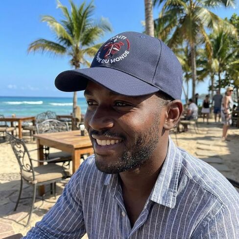 Haiti Soccer Cup 2026 “Coupe du Monde" Embroidered Baseball Cap–Unisex Navy Blue Haitian Soccer Hat Adjustable 6-Panel Cotton in Kuwait
