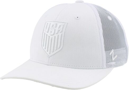 ZHATS U.S. Men's Soccer Officially Licensed USMNT Snapback Hat Echo White in Kuwait