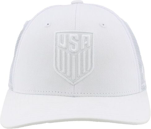 ZHATS U.S. Men's Soccer Officially Licensed USMNT Snapback Hat Echo White in Kuwait