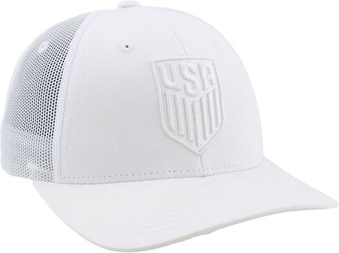 ZHATS U.S. Men's Soccer Officially Licensed USMNT Snapback Hat Echo White in Kuwait