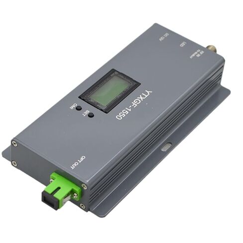 جهاز إرسال الألياف الضوئية FTTH 1550nm CATV جهاز إرسال بصري مع موصل SC/APC شاشة إدخال RF in Kuwait