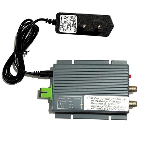 وصول 10MW FTTH CATV جهاز إرسال بصري 1310 / 1550nm مع التحكم البصري AGC ATT عرض النطاق الترددي 47 ~ 1218MHz (1550) in Kuwait