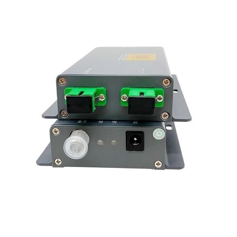 جهاز إرسال بصري FTTH CATV 1310/1550nm AGC/ATT التحكم في الطاقة الضوئية، عرض النطاق الترددي 47-1000 ميجا هرتز، مخرج ثنائي المنفذ 10 ديسيبل مللي متر (الاتحاد الأوروبي 1310) in Kuwait