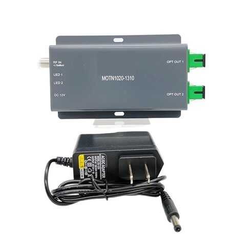 جهاز إرسال بصري FTTH CATV 1310/1550nm AGC/ATT التحكم في الطاقة الضوئية، عرض النطاق الترددي 47-1000 ميجاهرتز، مخرج ثنائي المنفذ 10 ديسيبل مللي متر (الاتحاد الأوروبي 1550) in Kuwait