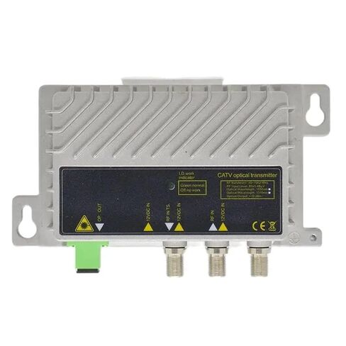 FTTH CATV 1550nm AGC جهاز إرسال بصري 2 طريقة إخراج 10dBm تغذية نطاق العمل مستوى الإدخال البصري 70dBuV التتابع (1310) in Kuwait