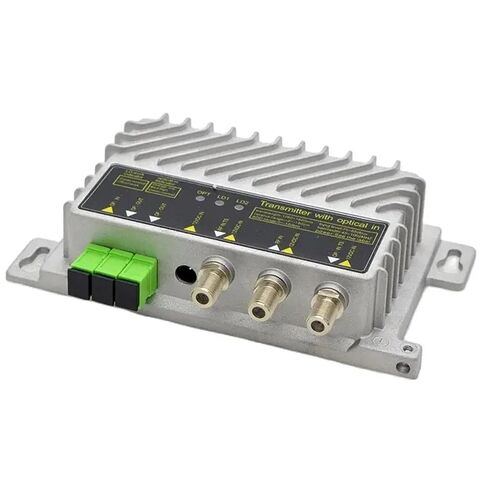 FTTH CATV 1550nm AGC جهاز إرسال بصري 2 طريقة إخراج 10dBm تغذية نطاق العمل مستوى الإدخال البصري 70dBuV التتابع (1310) in Kuwait