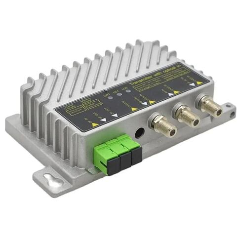 FTTH CATV 1550nm AGC جهاز إرسال بصري 2 طريقة إخراج 10dBm تغذية نطاق العمل مستوى الإدخال البصري 70dBuV التتابع (1310) in Kuwait