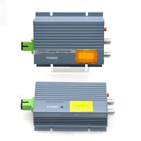 FTTH CATV1310/1550nm جهاز إرسال ليزر بصري صغير Output10mw 47-1218MHz RF مدخل 50 ~ 88dBuV مع AGC (1310nm EU) in Kuwait