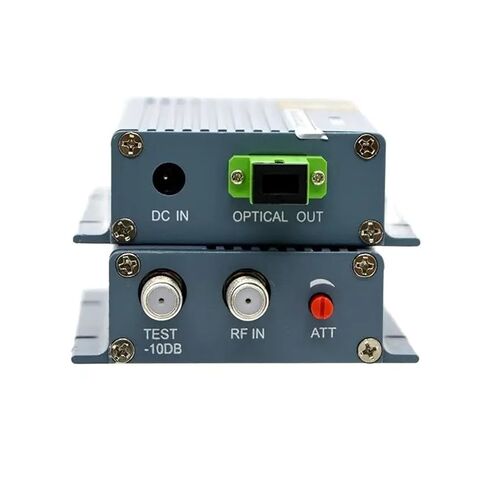 FTTH CATV1310/1550nm جهاز إرسال ليزر بصري صغير Output10mw 47-1218MHz RF مدخل 50 ~ 88dBuV مع AGC (1310nm EU) in Kuwait