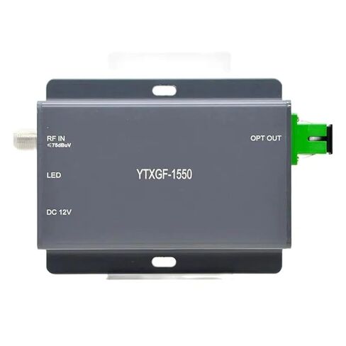 1550nm FTTH CATV جهاز إرسال الألياف الضوئية الصغير بدون محول الطاقة SC/APC موصل إخراج الطاقة البصرية 10 ميجا واط (1550 نانومتر) in Kuwait