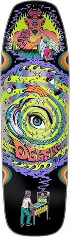 Santa Cruz Delfino Pinball Vision Pro Shaped 9.14in x 31.50in Skateboard Decks in Kuwait