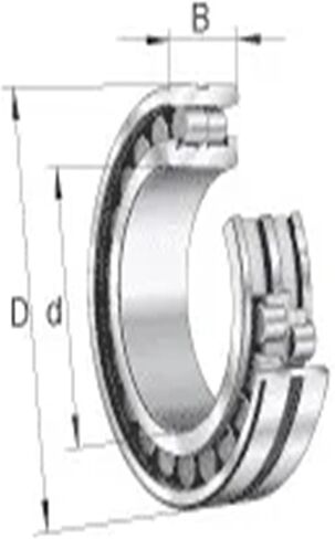 1pcs Bearing NN3010K SP W33 3182110 50x80x23 NN3010 3010 Cylindrical Roller Bearings Machine Tool Bearing in Kuwait