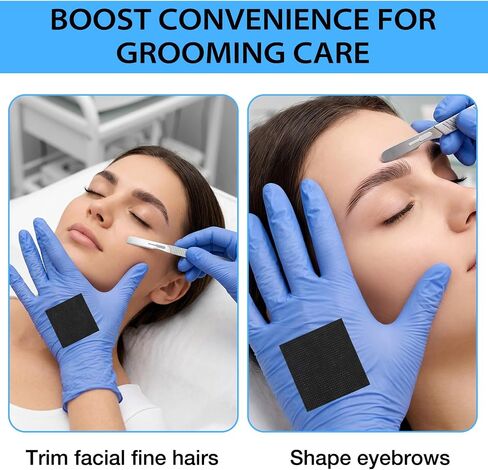 شريط مسح شفرة Dermaplaning مقاس 2 × 49 قدم، وسادة مسح شفرة على القفازات قابلة للقص على شكل DIY من أجل Dermaplaning، ورقة تنظيف شفرة لاصقة، لوازم التجميل الاحترافية مناديل الحلاقة للجمال in Kuwait