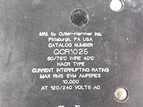 قاطع دائرة كاتلر هامر QCR1025، 25 أمبير، 120/240 فولت تيار متردد، قطب واحد in Kuwait