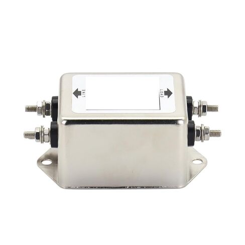 مرشح الطاقة EMI CW4E-10A 20A 30A 40A-S موصل مرشح القطب الواحد مرحلة واحدة 220 فولت تنقية مكافحة التشويش (10A) in Kuwait