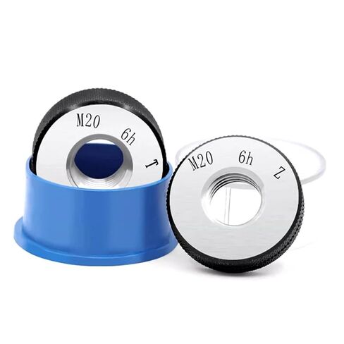 6h Tolerance 2Pcs/Set Thread Ring Gauge GO NO Gage M6 M7 M8 M9 M10 M11 M12 M20 M30 M40 M50 M60 Distance 0.75(M43X0.75 6h) in Kuwait