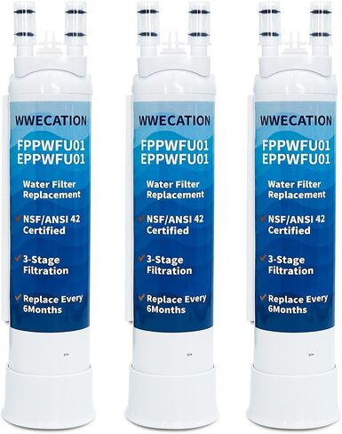 FPPWFU01 Water Replacement, Compatible with Frigidaire EPPWFU01, PureAdvantage PurePour PWF-1, FPPWFU01 Pack of 3 in Kuwait