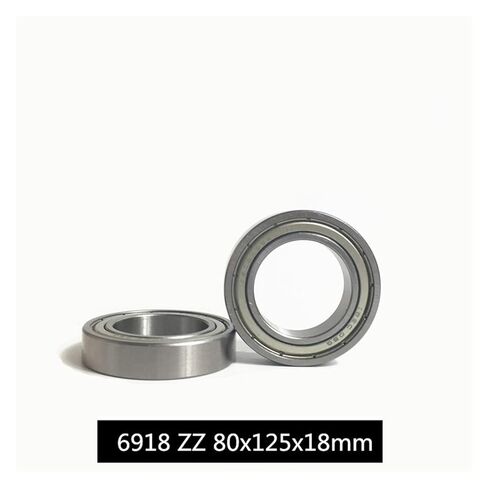 2 قطعة 6918 ZZ ABEC-1 90x125x18 مللي متر متري قسم محامل رقيقة 61918ZZ 6918ZZ in Kuwait