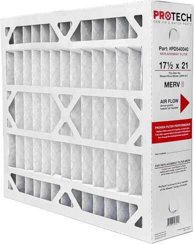 PROTECH PD540040 17-1/2" X 21" X 5" MERV8 Media Filter, Sold Each in Kuwait